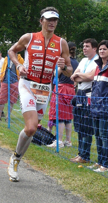 Erwin beim Marathon